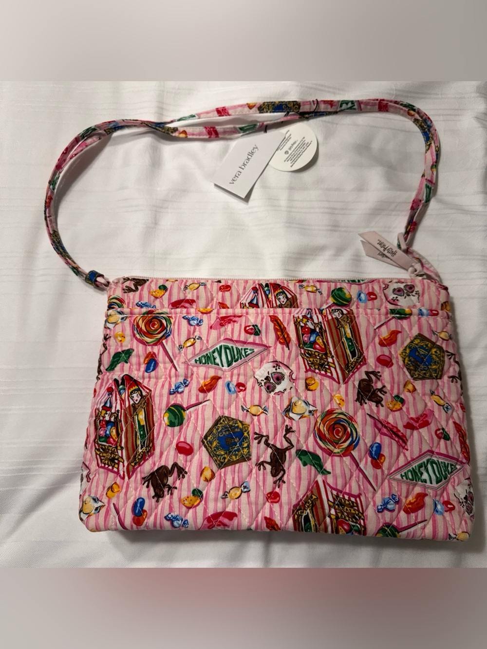 NWT Vera Bradley Harry Potter Honeydukes Large Crossbody hipster Bag Cotton